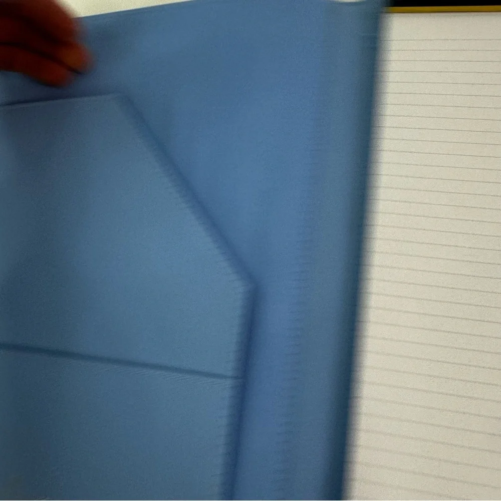 Day Designer Light Blue Soft Padfolio Notebook with 
